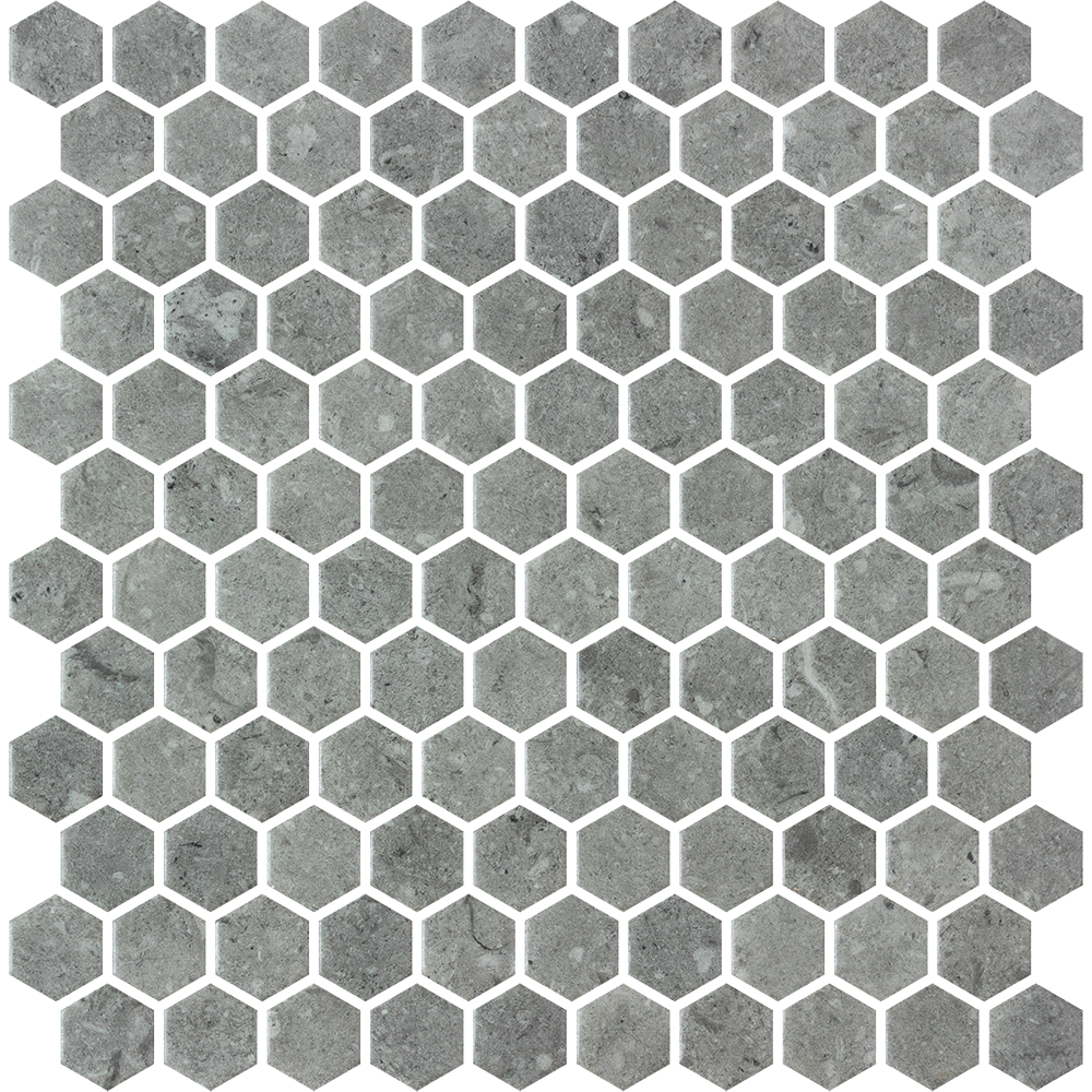 mosaico vitreo mate hexagonal