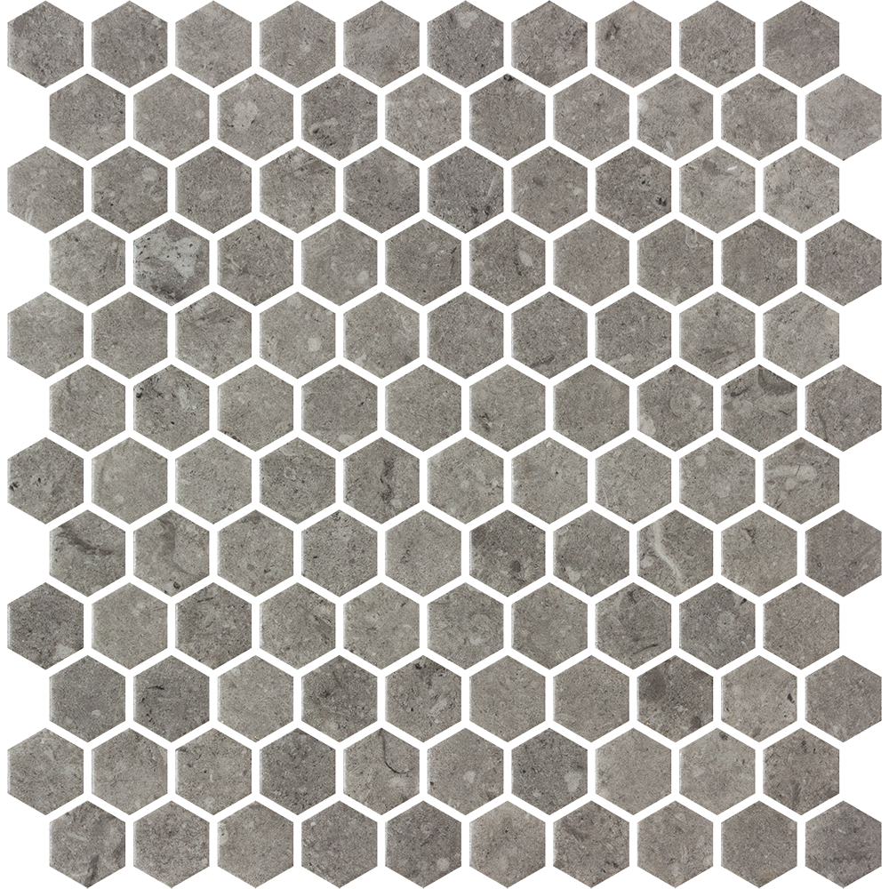 mosaico vitreo mate hexagonal