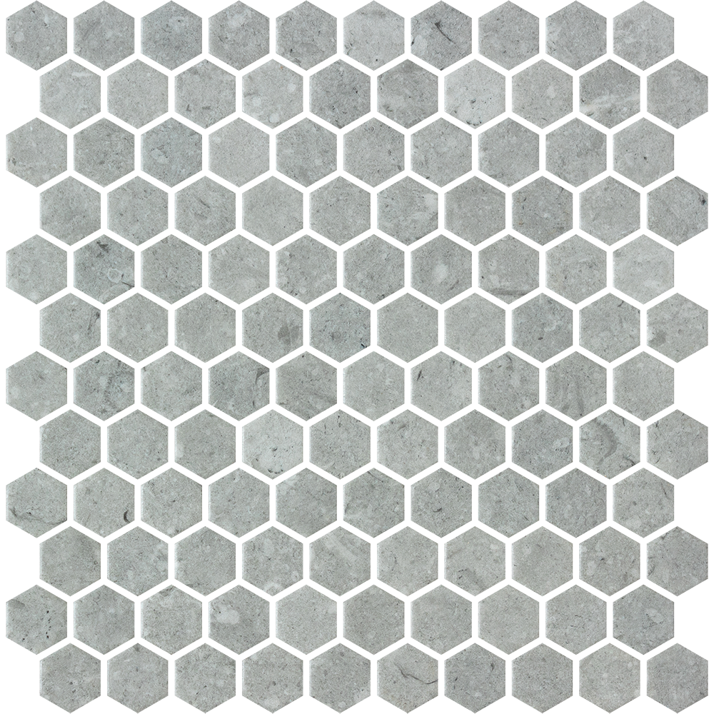 mosaico vitreo mate hexagonal