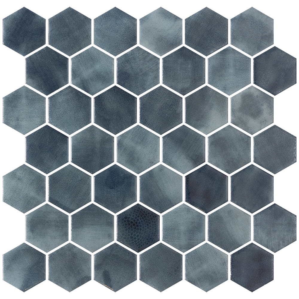 mosaico vitreo hexagonal